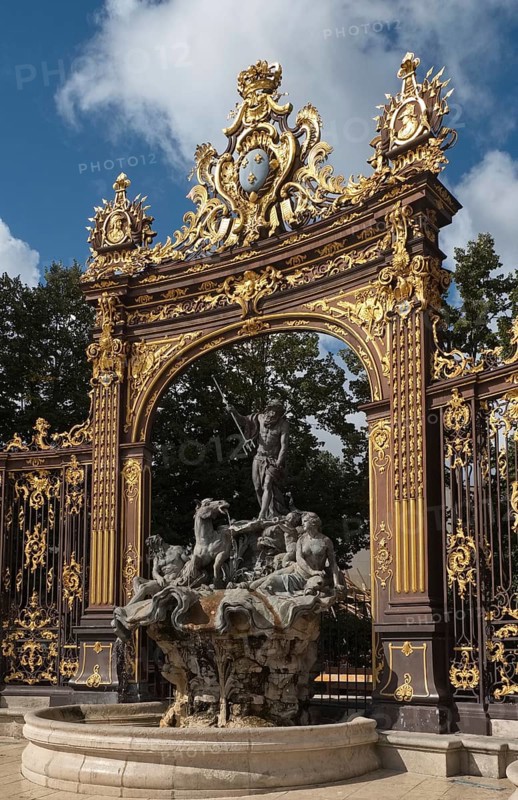 UNESCO World Heritage Site Place Stanislas with classical architecture