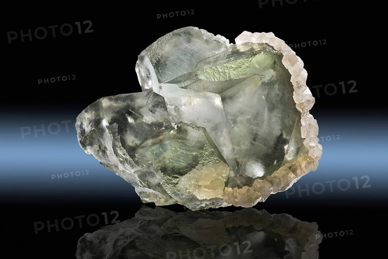 Fluorite with Calcite