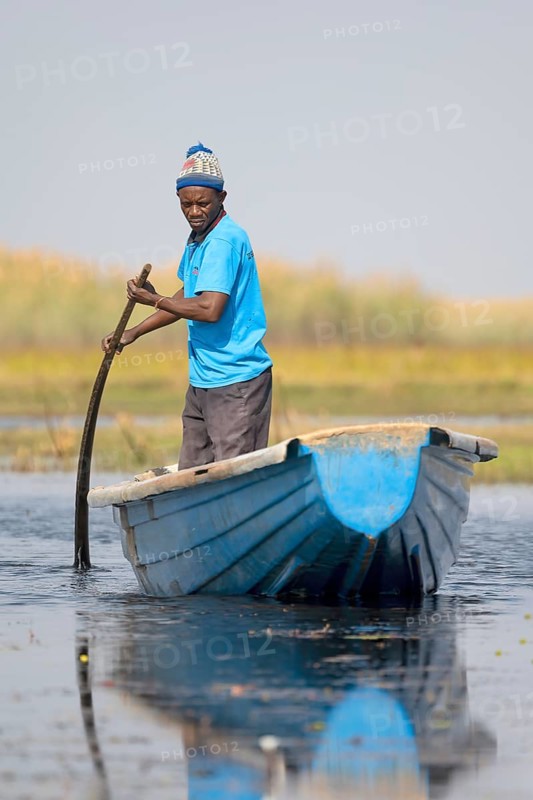 Fishermen in canoe
