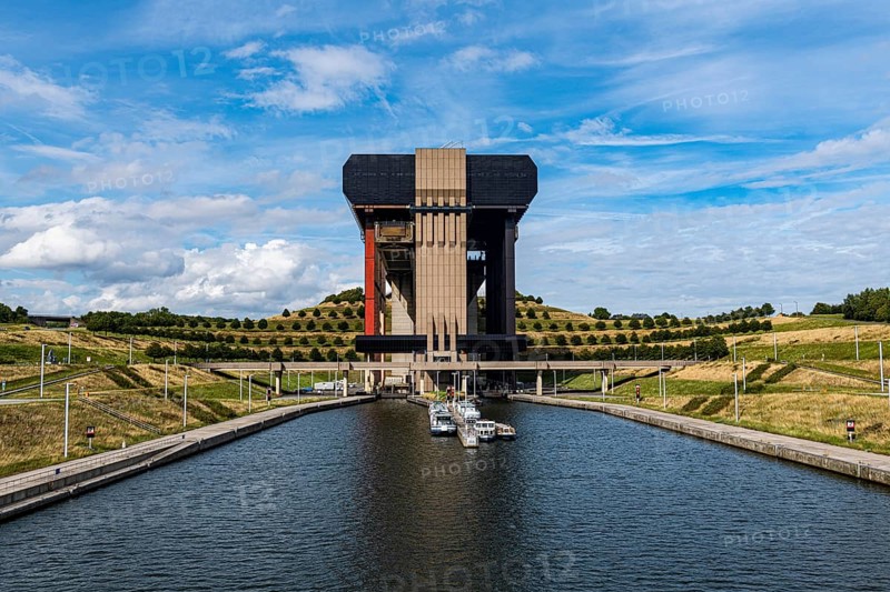 Strepy-Thieu boat lift one of the worlds largest boat lifts