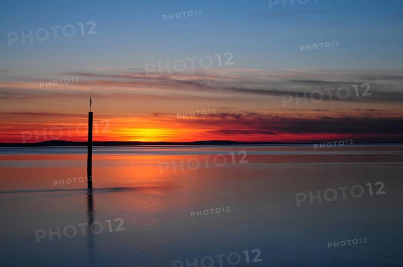 Sunset gag on Lake Constance