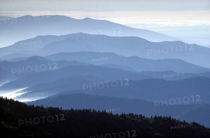 The Smokies Seen from Mt. Mitchel