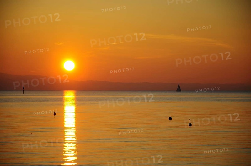 Sunset at Lake Constance