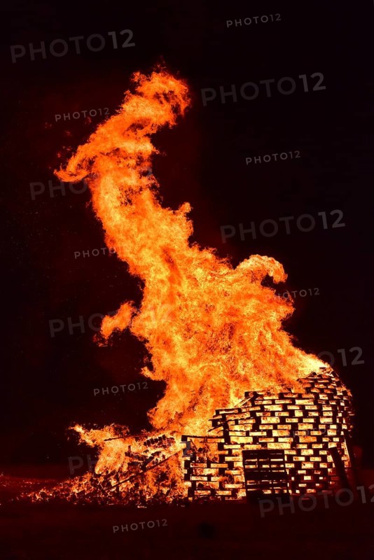 Spark fire on Spark Sunday to drive out the winter in the Allgaeu