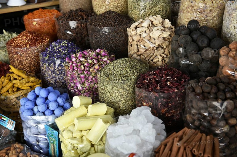 Spices at the Dubai Spice Souk