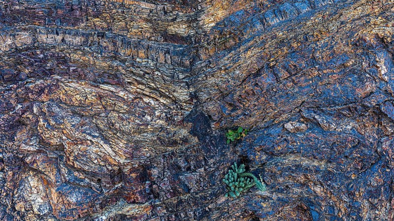 Ore-bearing rock in Forte Falcone
