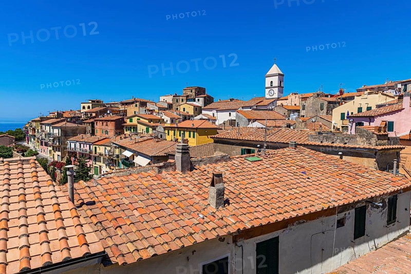Above the roofs of Capoliveri