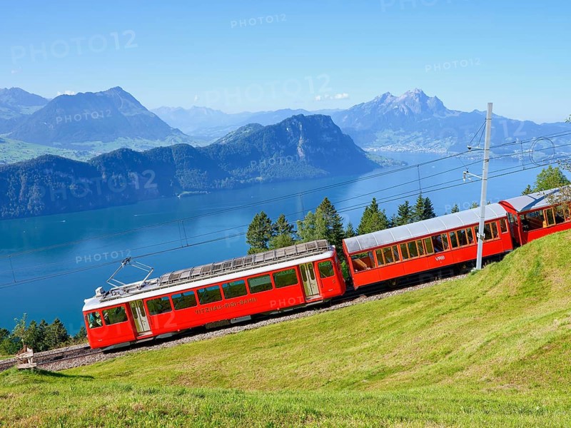 Cogwheel railway up the Rigi