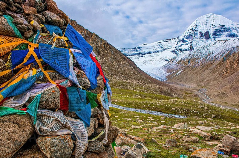 Mount Kailash along the Kailash Kora