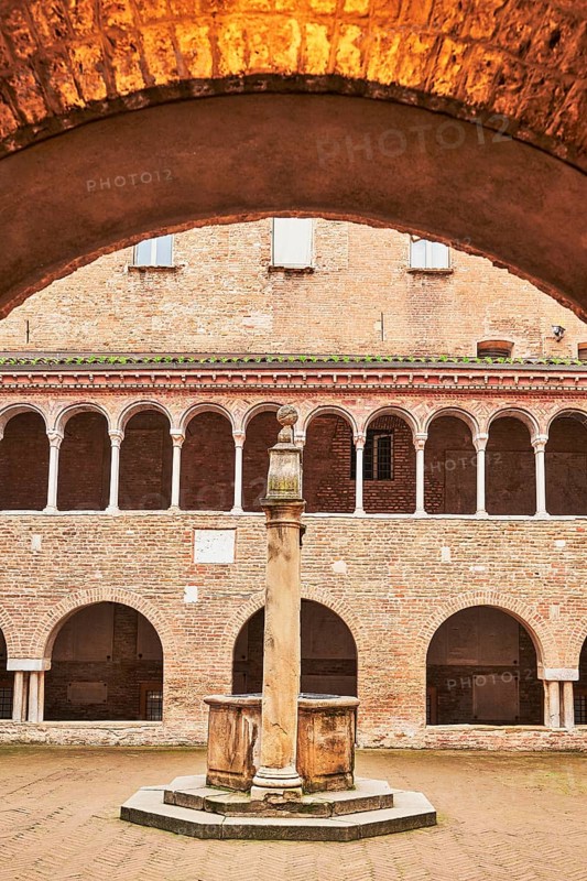 Fountain in the centre of the cloister