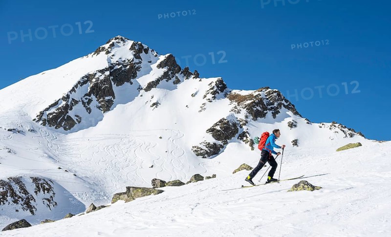 Ski tourers in good weather
