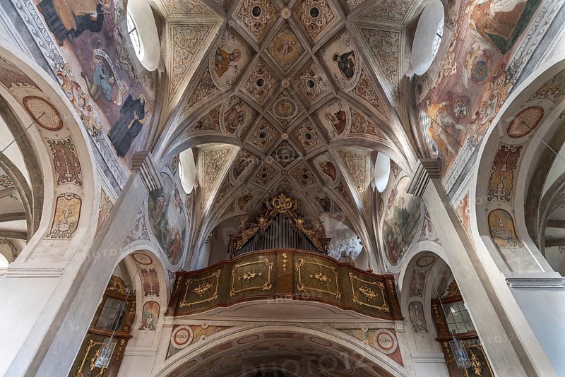Organ loft of the monastery church of St. Lambert