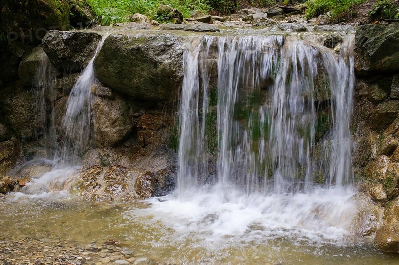 Waterfall in the Hoellschlucht