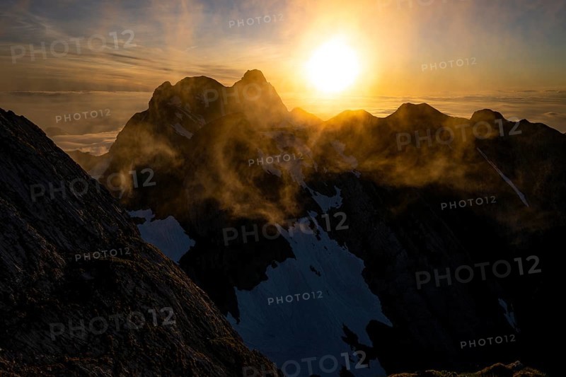 Summit of the Altmann at sunrise