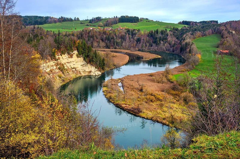 The Iller breakthrough near Altusried