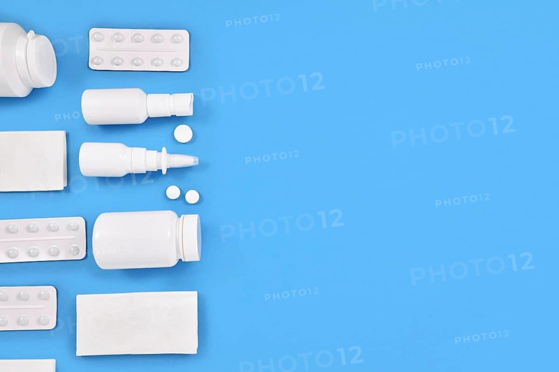 Medication for cold and flue. Nasal spray