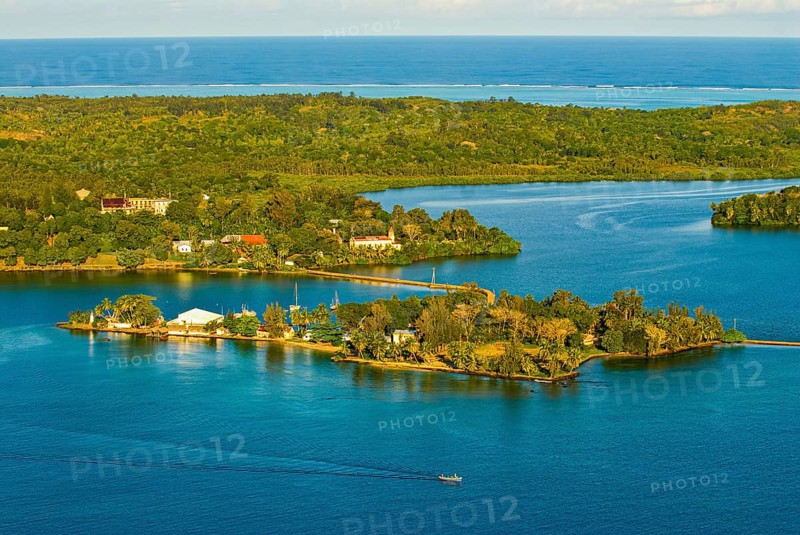 Aerial of the Island Ile Sainte Marie