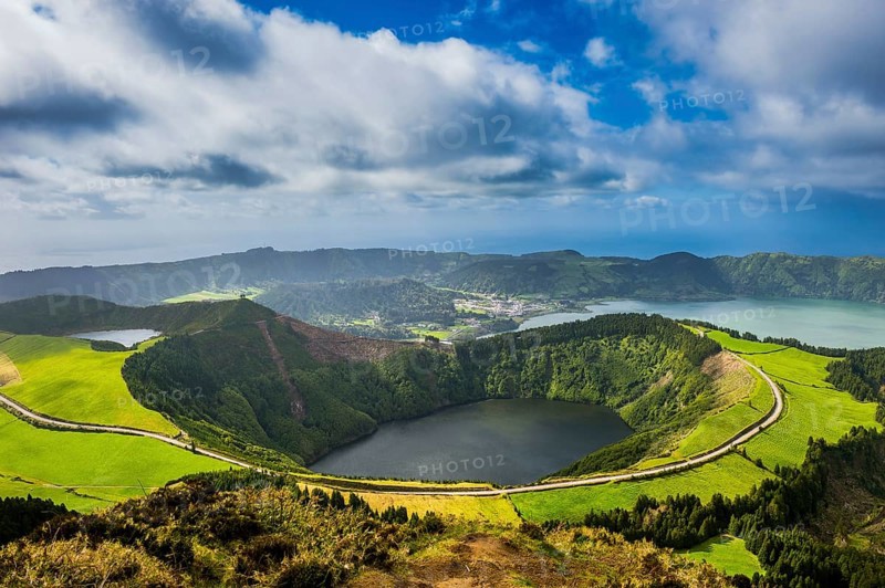 Overlook over the Sete Cidades crater