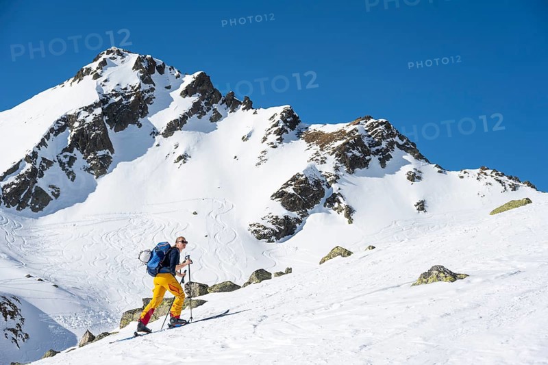 Ski tourers in good weather