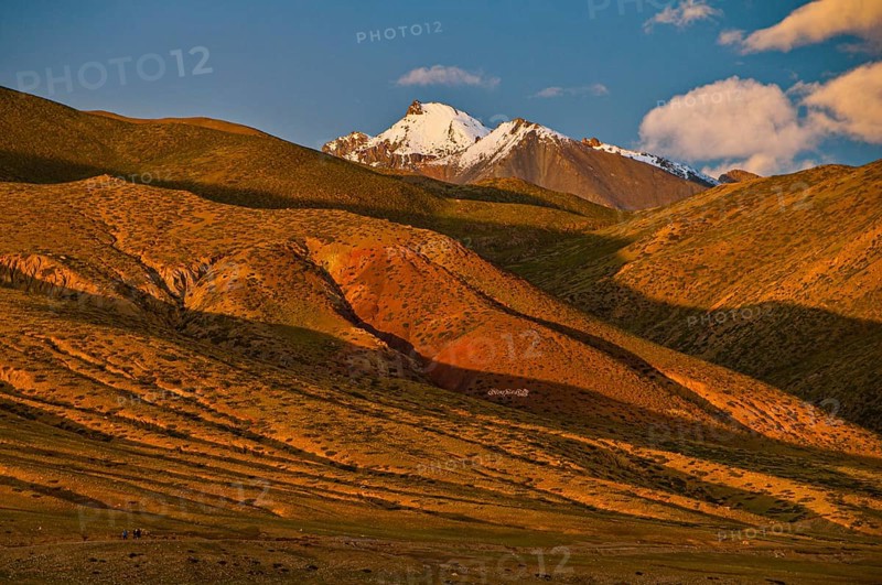 The holy mount Kailash seen from Darchen Western Tibet