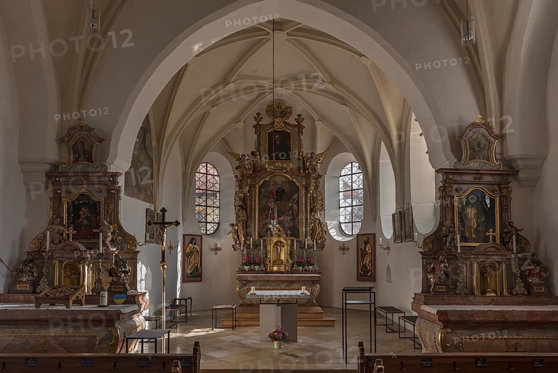 Chancel of the village church of St. Aegidius
