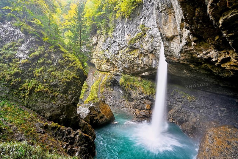 Berglistueber waterfall