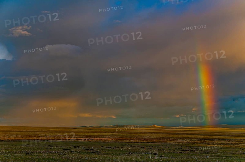 Rainbow in Darchen Western Tibet
