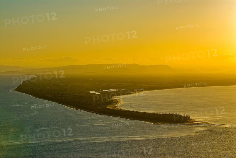 Aerial of the Island Ile Sainte Marie