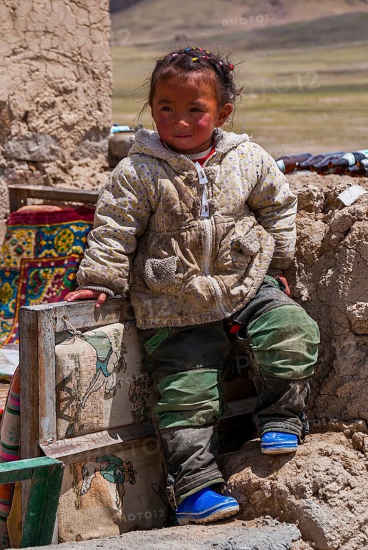Young tibetan boy