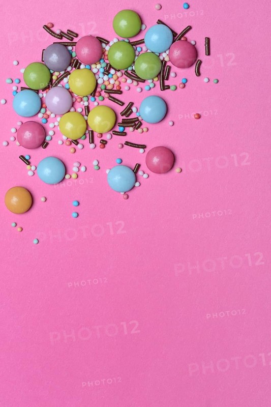 Sugar decoration- chocolate lentils
