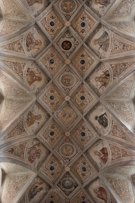 Ceiling vault of the monastery church St. Lambert