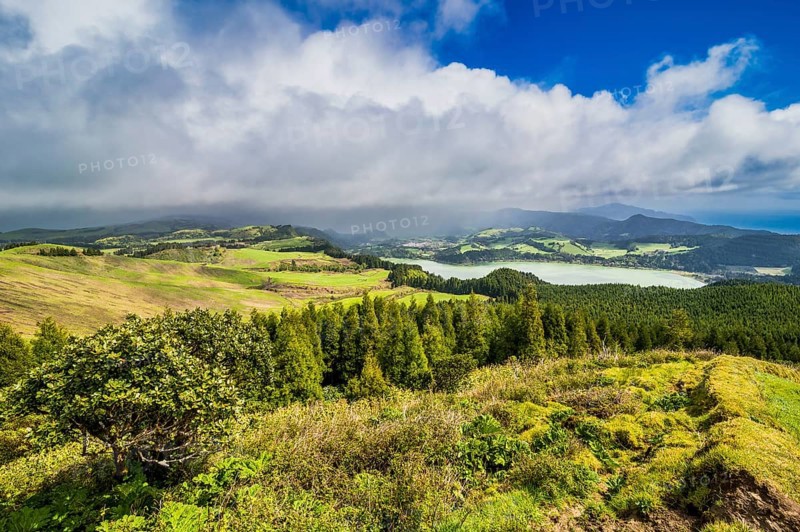 Furnas lake from the Castelo Branco viewpoint