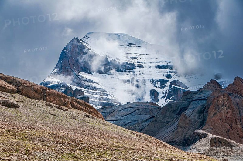 Mount Kailash along the Kailash Kora