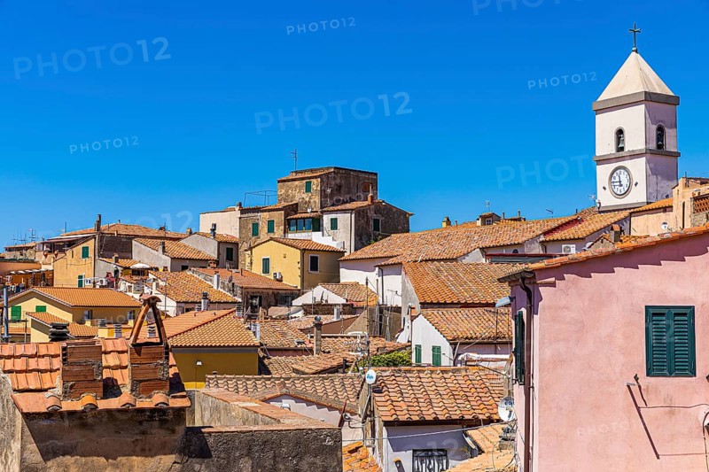 Above the roofs of Capoliveri
