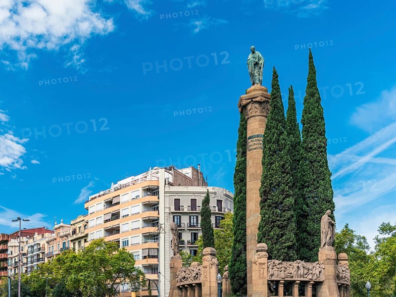 Placa de Mossen Jacint Verdaguer in Barcelona