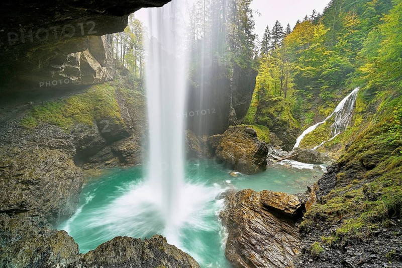 Berglistueber waterfall