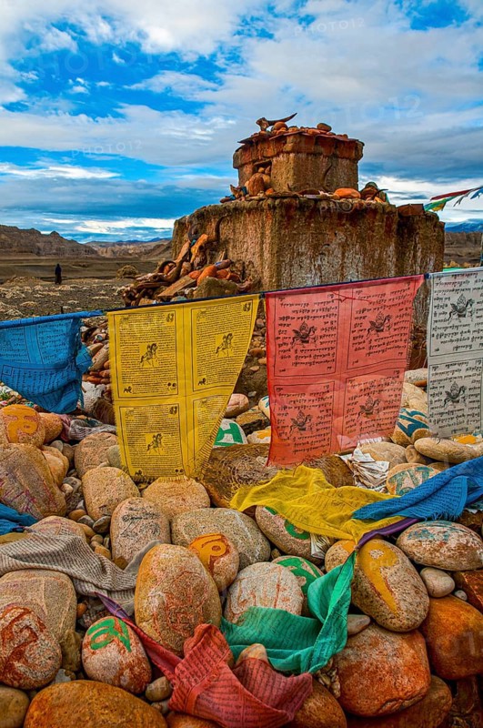 Stupa in the kingdom of Guge