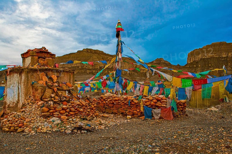 Stupa in the kingdom of Guge