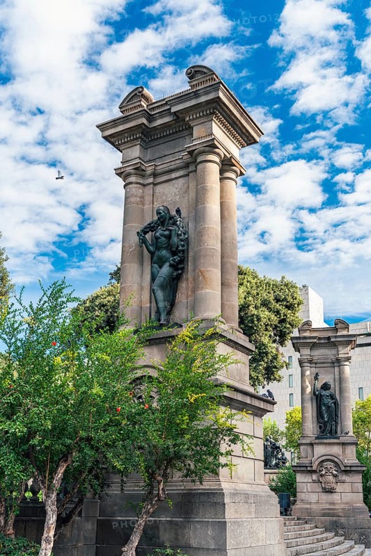 Plaza de Catalunya in Barcelona