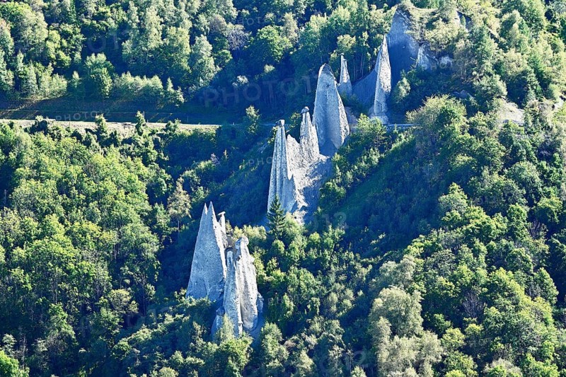 Earth pyramids of Euseigne