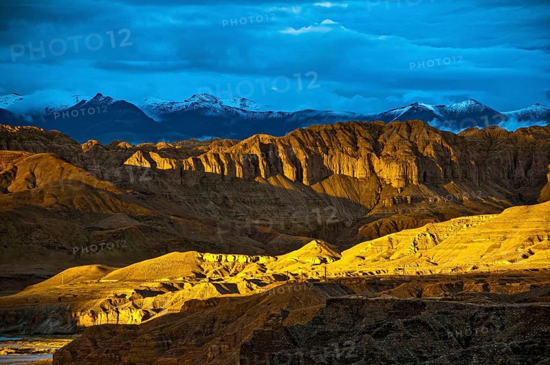 Sunset in the kingdom of Guge