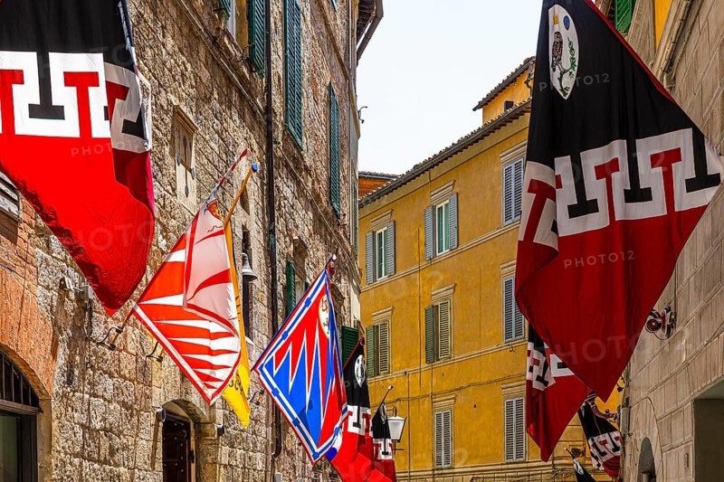 Palio Flags of Siena