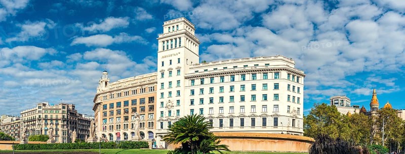 Plaza de Catalunya in Barcelona