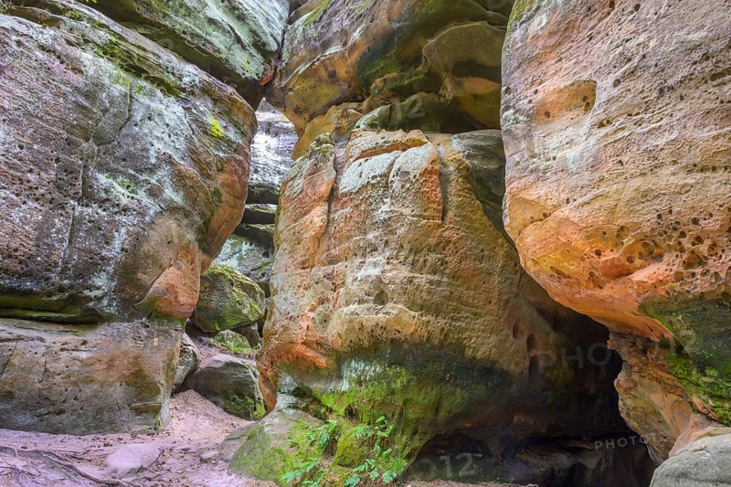 Sandstone rocks of