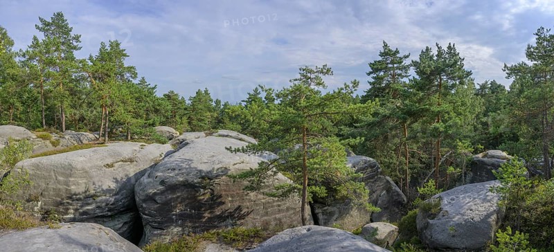 Sandstone rocks of
