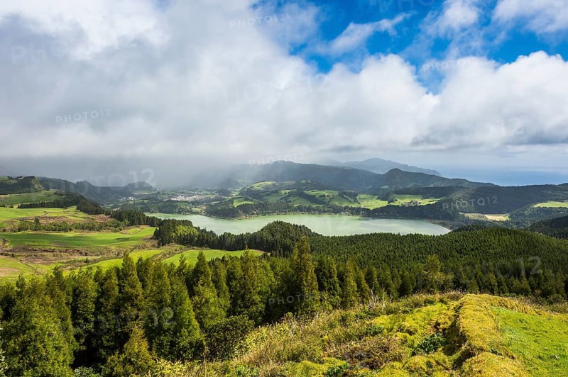 Furnas lake from the Castelo Branco viewpoint