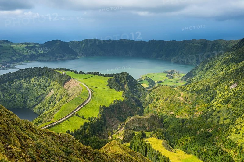 Overlook over the Sete Cidades crater