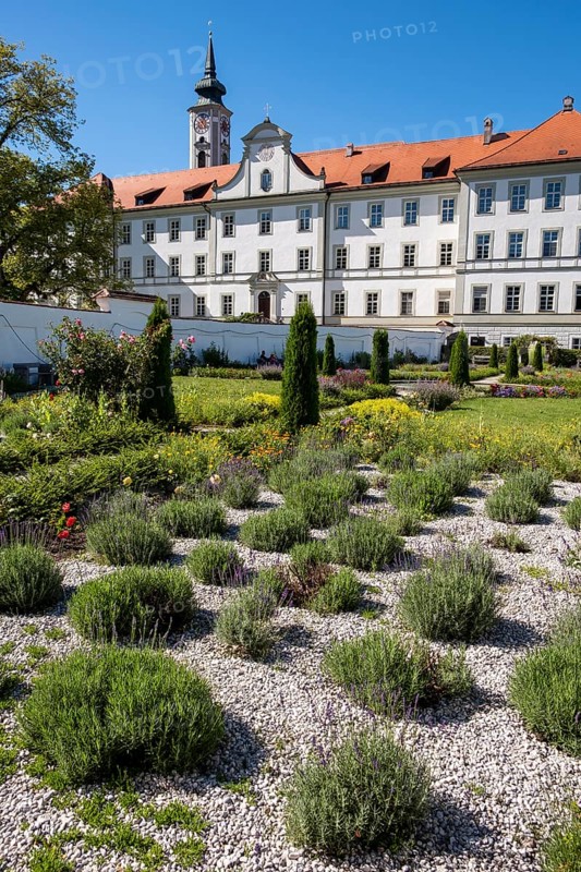 Benedictine Abbey Schaeftlarn Prelate Garden