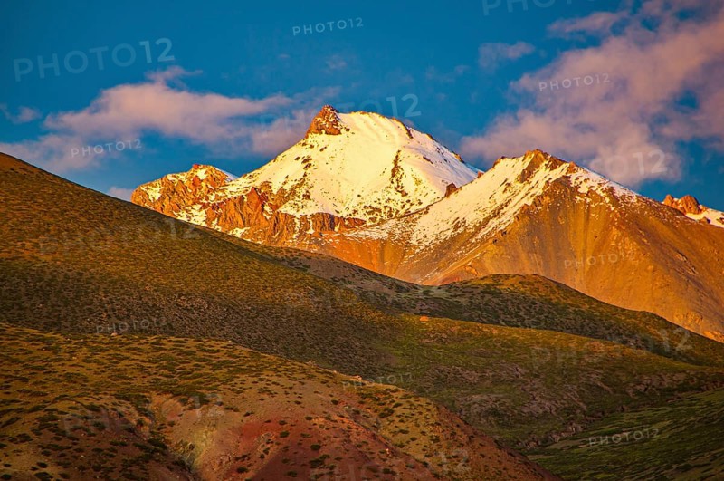 The holy mount Kailash seen from Darchen Western Tibet