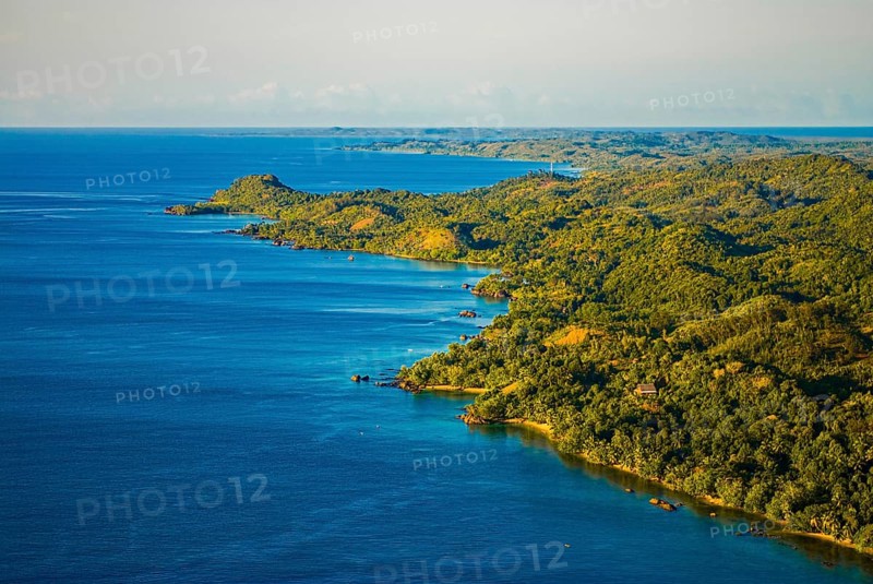 Aerial of the Island Ile Sainte Marie